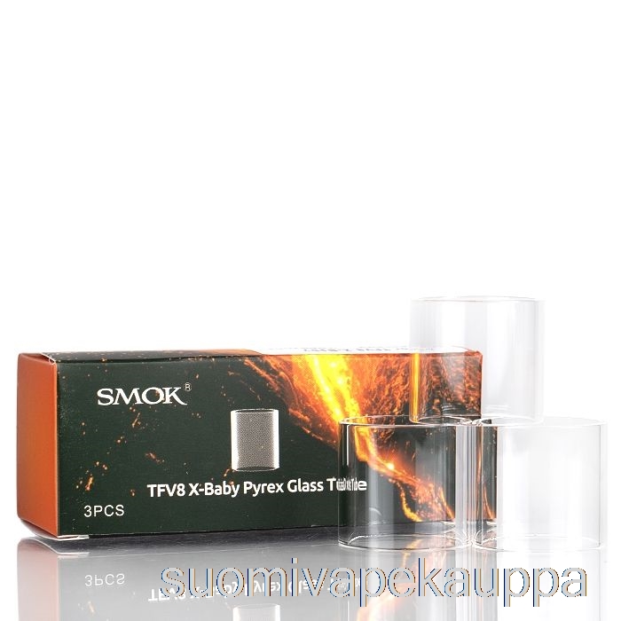 Vape Suomi Smok Tfv8 Vaihtolasi - Vauva, Iso, X-baby Stick V9 Max #8 - Yksipolttinen Lasiputki